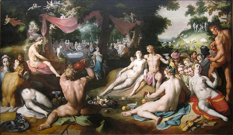 cornelis cornelisz The wedding of Peleus and Thetis oil painting image